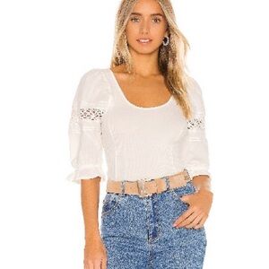 Free People Something Special Tee in White